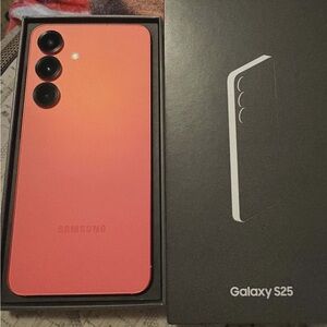 Samsung Galaxy S25 Coral 256 gb PRICE FIRM